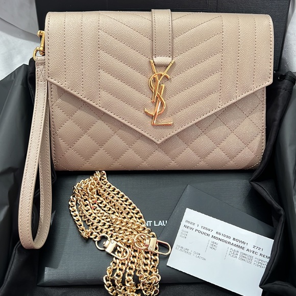 Yves Saint Laurent Handbags - YSL MONOGRAM CLUTCH